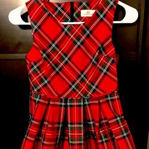 Vineyard Vines Red Plaid Christmas Dress